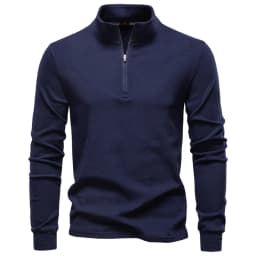 AIOPESON New Men Solid Color Zipper Soft Shell Sweatshirt Long Sleeve Breathable Warm Pullover Casual Streetwear Jacket