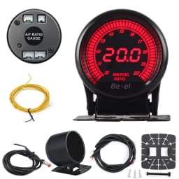 HA Accessories 2Inch 52mm Digital Auto Gauge Meter 10Color Oil Pressure Turbo Boost EGT Exhaust Temp Tachometer Water Oil Temp