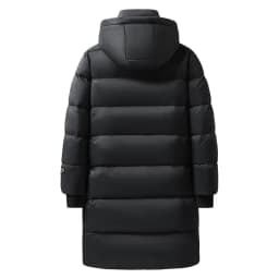 Warm Thick Long Down Jacket Coat Mens Hooded Waterproof Black Gold Puffer Jacket Men Casual Windproof Parkas Male Winter New Men