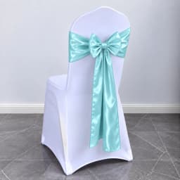 Wedding Decoration Chair Satin Sash Bow Tie Self-Tie 10 Pieces Per Lot Plain Solid Colour Birthday Party Festival Hotel Holiday