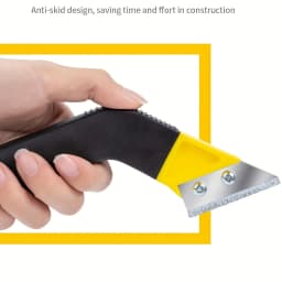 Tile Grout Saw Grout Removal Tool, Angled-Design Grout Hand Saw for Tile Cleaning, Removing Paint and More