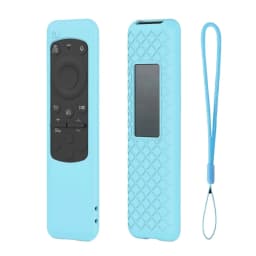 Silicone Case for Samsung BN59-01432A Smart TV Remote Control Protective Case Anit-Lost with Lanyard