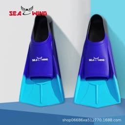 Swimming training with fins wrapped around the feet design, anti slip summer tourism diving frog shoes