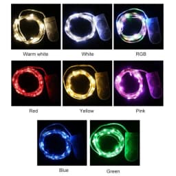 1M 2M 3M 5M Fairy Light LED Copper Wire String Lights Outdoor Garland Wedding Light for Home Christmas Garden Holiday Decoration