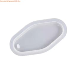 Fan-shaped Round Heart Oval Bone Tag Silicone Epoxy Mold Resin Casting Necklace Pendant Mold Suitable for Home Decor
