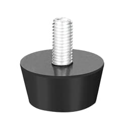 4Pcs M8x30mm M10x20mm Male Thread Rubber Shock Mounts Conical Vibration Shock Absorption Mount Damper Anti Vibration Isolator