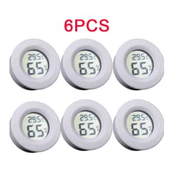 4PCS LCD Digital Thermometer Hygrometer Indoor Room Electronic Temperature Humidity Meter Sensor Gauge Weather Station Home 