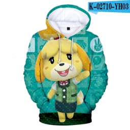 Hoodies men Animal Crossing 3D Sweatshirts Women pullover Cartoon Game Harajuku Funny Student's Hooded Spring/Autumn Tops