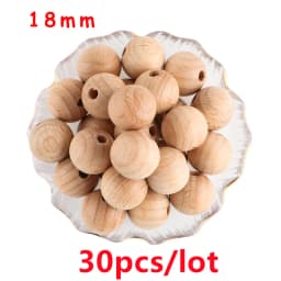 20/30/50Pcs Beech Wooden Round Beads Hexagon Letter Beads Eco-Friendly DIY Bracelet Jewelry Pendant Accessories