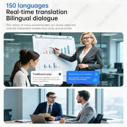 Sunscreen Smart Glasses AI Translation TF Card Bluetooth Conversation Recording Listening Music Smart Sunglasses Men Women HT30