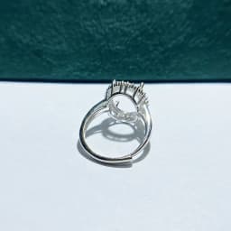 MeiBaPJ 4*6 & 10*14 Seven Sizes Fashion Ring Setting DIY Empty Holders for Women Real 925 Sterling Silver Fine Charm Jewelry