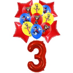 New The Amazing Birthday Party Decorations Digitaled Circus Tableware Set Plates Banner Tablecloth for Baby Shower Supplie Gifts