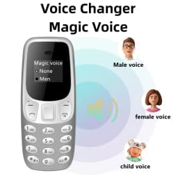 SERVO BM10 Super Mini Mobile Phone 2 SIM Standby Blacklist Magic Voice Call Recording 2G GSM Smallest Backup Feature Cellphones