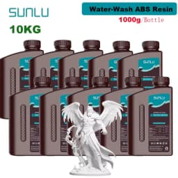 SUNLU 10KG Standard / Water-Wash / Water Wash ABS LIKE 3D Resin 1KG/Bottle 405nm UV Resin For Most SLA/DLP/LCD 3D Printer 1kg