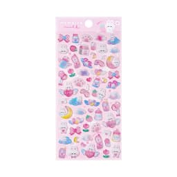 3 pcs Random Cute Candy Color Animals Flash Decor Stickers Scrapbooking Diy Journaling Cute Stationery Diary Sticker Gift Prizes