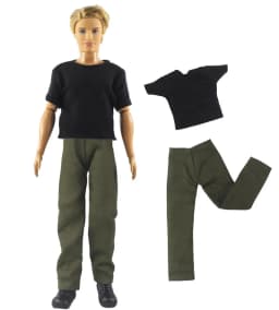 1 Set Doll Clothes Outfit for 12 inch Ken Doll Many Style for Choice A02