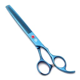 Purple Dragon Dog Grooming Scissors 6.5" 7" Stainless Up Curved Scissors Professional Pet Shears Chunker Thinning Scissors Z3002