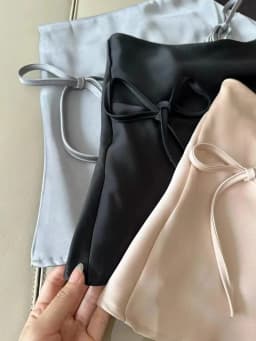 Bow Lace-up Satin Y2k Mini Skirts Women Pink Korean Style A-Line Skirts Summer 2026 High Waist Sexy Slim Sweet Short Skirts New