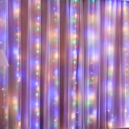3/6M USB LED Curtain 8Modes Remote Control Lights Holiday Wedding Garland for Bedroom Living Room Decor Ramadan Decorations