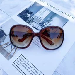 New Large Frame Circular Shape Sunglasses Women Design Brand Fashion Sun Glasses Outdoor Driving Lady Eyewear UV400 Gafas