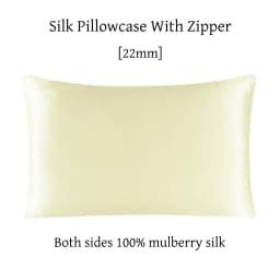22 Momme Silk Zipper Pillowcase 1pc 100% Nature Mulberry Silk Muticolor Pillow Case For Healthy Standard Queen King