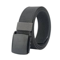 Nylon Waist Belt for Men Adjustable Square Buckle Lightweight Outdoor Sports Men Waist Belt 125cm
