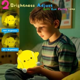Tennis Night Light,LED Squishy Novelty Lamp,2 Levels Dimmable Nursery Bedroom Nightlight for Kids, Rechargeable Touch Lamps