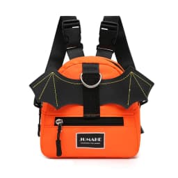 Polyester Backpack for Harness Pull Bag Pet Dogs Collar Adjustable Shoulder Strap Different Sizes For Pets With Harness Leash