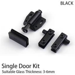Free Opening Hinge Up and Down Shaft Hinge Glass Hardware Fittings Furniture Cabinet Door Single Double Door Glass Hinge