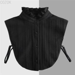 Female Lace Detachable Collar Vintage Solid Fake Collar Lapel Blouse Top Adjustable Women Clothes Ladies False Collar