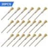 15Pcs 5mm Brass Rotary Wire Wheel Pencil Polising Brushes Steel Wire Wheel Brushes For Power Drill Tool Polishing Cleaning Tools