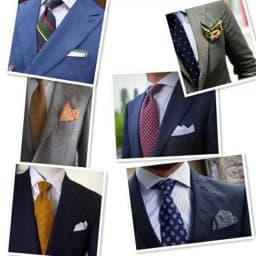 24CM Striped Brown Pocket Square British Style Cotton Linen Handkerchief Casual Plaid Cravat Tuxedo Hanky Suit Shirt Neckwear