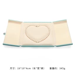 Pearl Necklce Gift Box Velvet Necklace Packaging Box Ring Holder Display Showcase Pendant Organizer