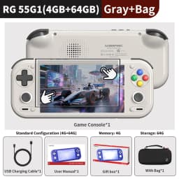 Anbernic RG 55G1 Retro Handheld Game Console 5.5" IPS Android 6000mAh 3D Hall Joystick Trigger AI WiFi RG55G1 Video Games Player