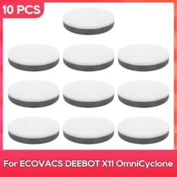 Compatible For ( ECOVACS DEEBOT X11 OmniCyclone ) Sponge Filter Cartridge, Pad Robot Vacuum Cleaner Replacement Part Accessories