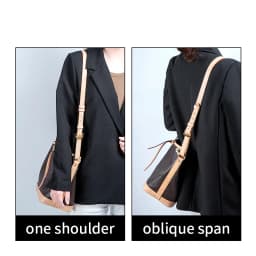 CRAZYSMITH Leather Shoulder Bag Strap for LV Noe Straps 100% Genuine Replacement Adjustable Purse Long Belts Bag Accessories