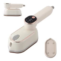 Handheld Steam Iron Foldable Garment Steamer 1200W Power Portable 3 Speed Steamer LCD Display Touch Screen Rotary Electric Iron