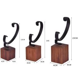 High-end Wooden watch display stand watch holder organizer for jewelry jewelery jewellery display case bracelet props showcase