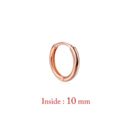 Single Minimal Gold Color Tiny Cartilage Hoop Earrings Glossy Earring Piercing Accessory Trendy Small Huggie Women Hoops For Men
