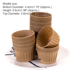 50pcs Middle size Newspaper Style Cupcake Liner Baking Cup For Wedding Party Tulip Muffin Cupcake Paper Oilproof Cake Wrapper