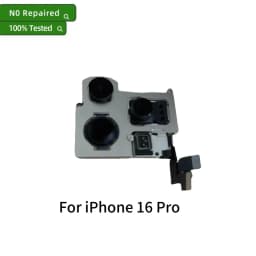 100% Tested Back Rear Camera Module For iPhone 12 13 14 15 16 Pro Max Mini Plus, Main Lens Flex Cable Replacement Repair Part