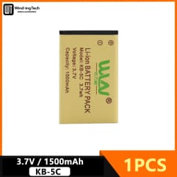 KB-5C Battery WLN KD-C1 Li-Ion Battery 1500mAh 3.7V For KD-C2 KD-C10 KD-C50 KD-C51 KD-C52 RT22S RT15 NK-U1 X6 RT22 Walkie Talkie