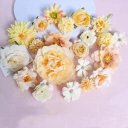 1Bag Artificial Flower Head For Home Room Wedding Decoration Handmade Craft Wreath Christmas Tree Decor 2025 Navidad Supplies