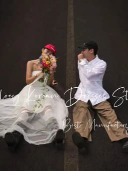 OLOEY Simple Wedding Party Dress Strapless A-Line Draped Illusion White Tulle Korea Photo Shoot Bridal Gown Custom 웨딩드레스
