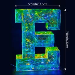 Multicolor Letters LED Night Light Numbers Dual‑Power Light‑Up Battery USB Operated Portable Indoor Decor for Party Wedding Home