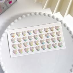 Stationery Phone Laptop 3D Crystal Diamond Sticker Love Heart Rhinestone Bling Decorative Sticker DIY Children Toys