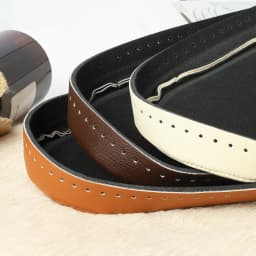 32x12cm High Quality PU Leather Bag Bottom Base Shaper Cushion Pad for Crochet Bucket Bag Purse Blue Black Beige
