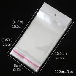 OPP self sealing transparent plastic bag, cellophane, self-adhesive packaging, jewelry, candy, cookies, gift packaging bag