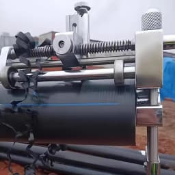 For removing oxide layer, PE pipe rotary scraper tool (63-400mm)