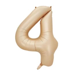 32/40inch Cream Number Balloons 1-9 Digital Foil Balloon For 1st Girl Kids Adult 18 30 Birthday Party Decoration Air Helium Ball